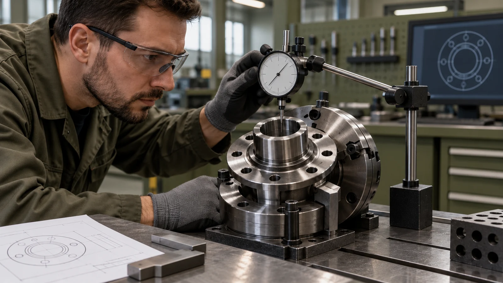 Hub bore alignment