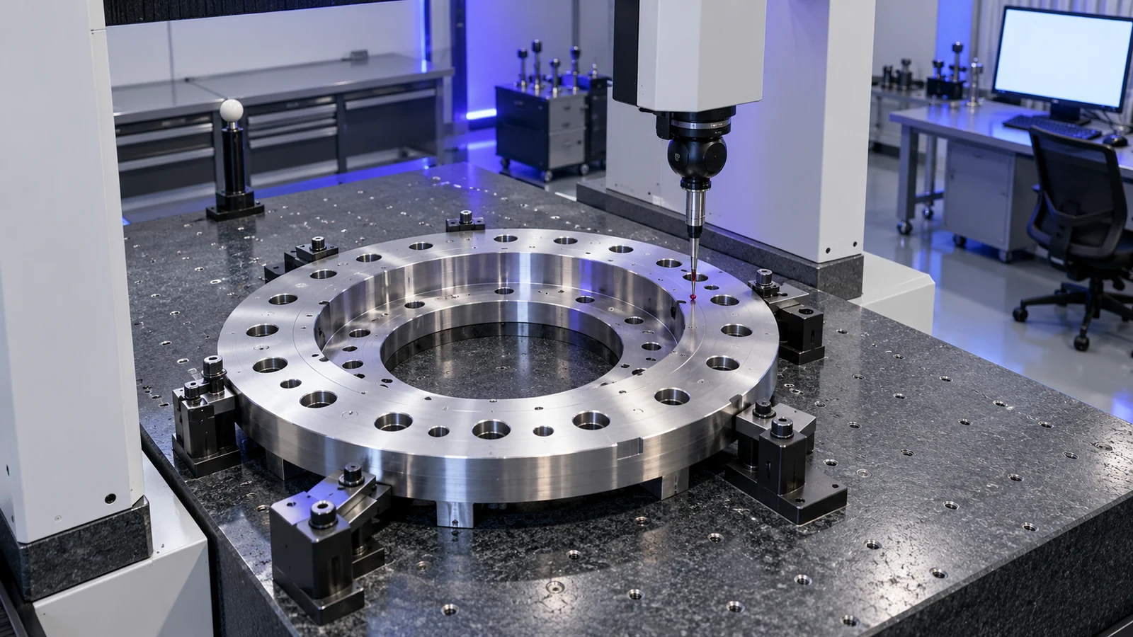 Adapter plate inspection