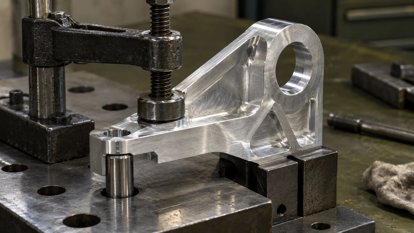 Supported fixture clamp