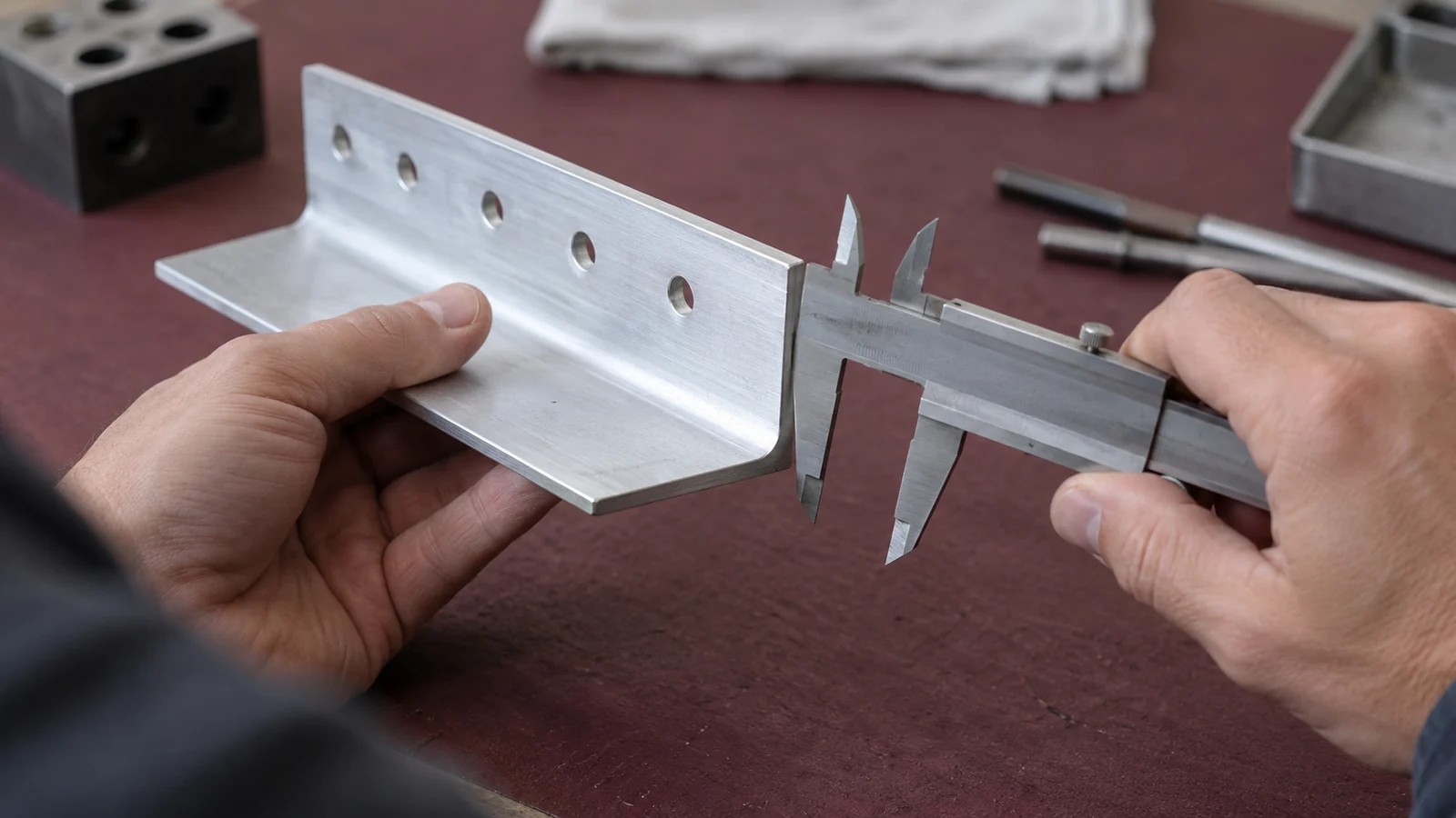 Trimmed flange inspection