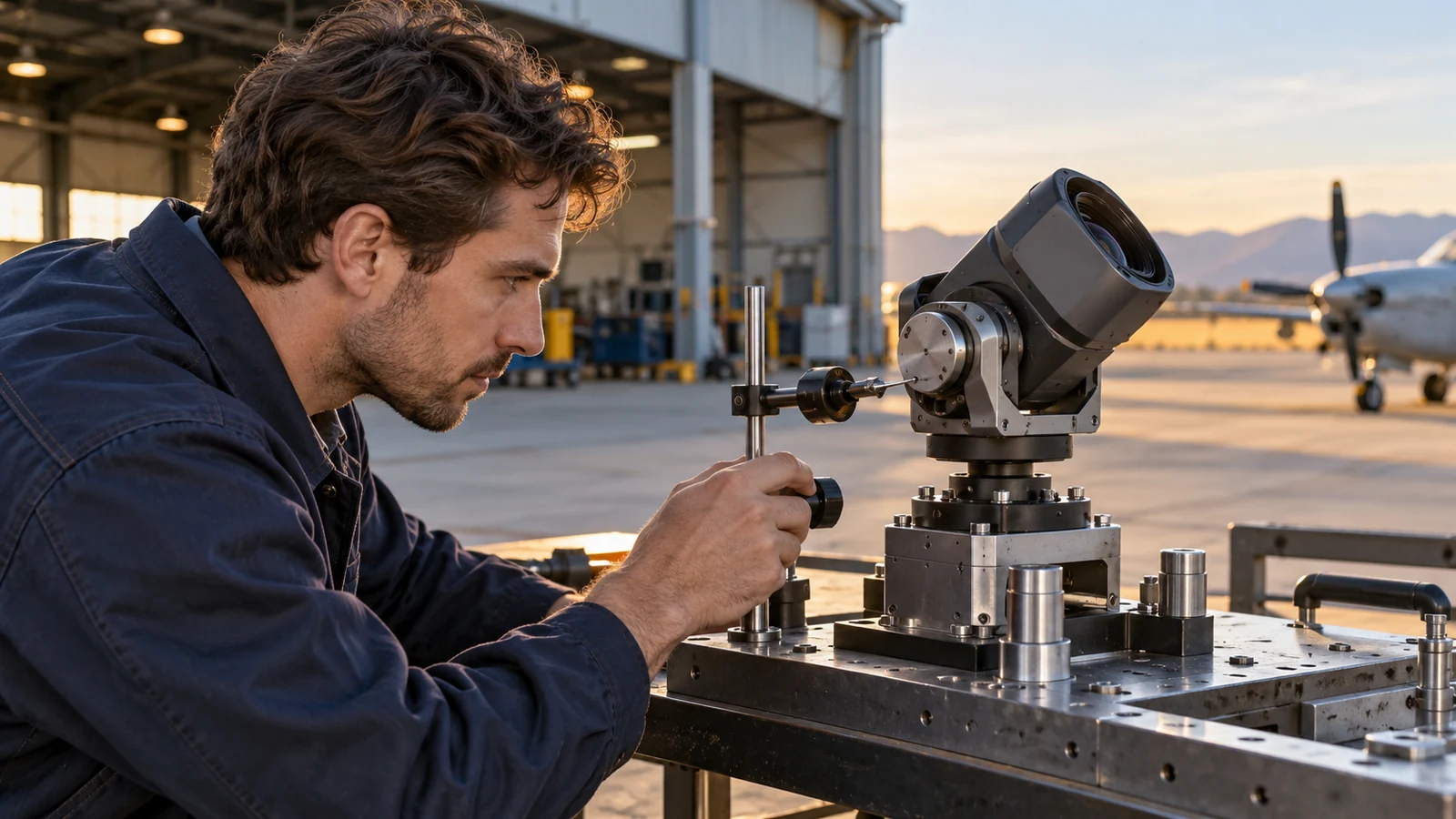 Gimbal axis inspection